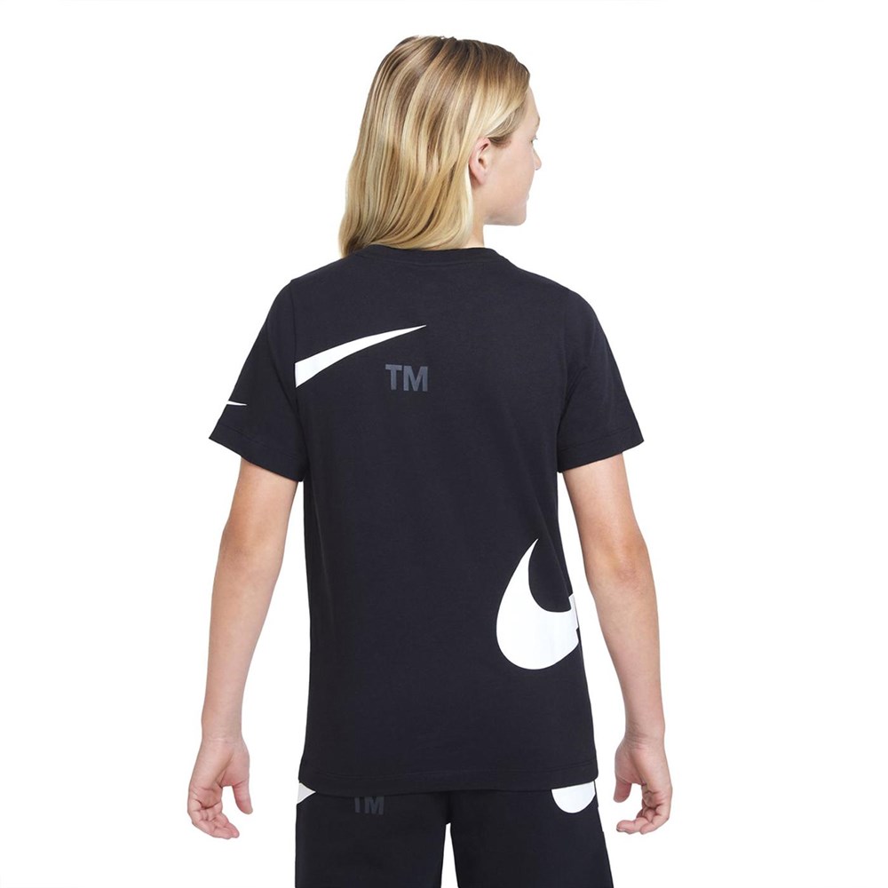 Nike B Nsw Tee Swoosh Pack Fa21 Çocuk Siyah T-shirt - DJ6616-010