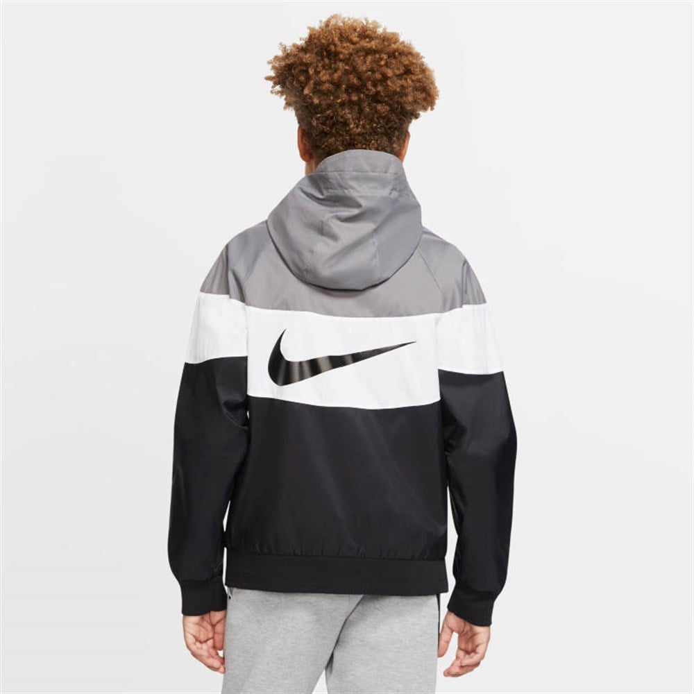 Nike B Nsw Wr Jkt Hd Gx Qs Çocuk Gri Ceket - CJ6722-056
