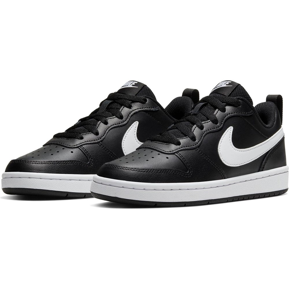 Nike Court Borough Low 2 (Gs) Çocuk Siyah Koşu Ayakkabı  - BQ5448-002