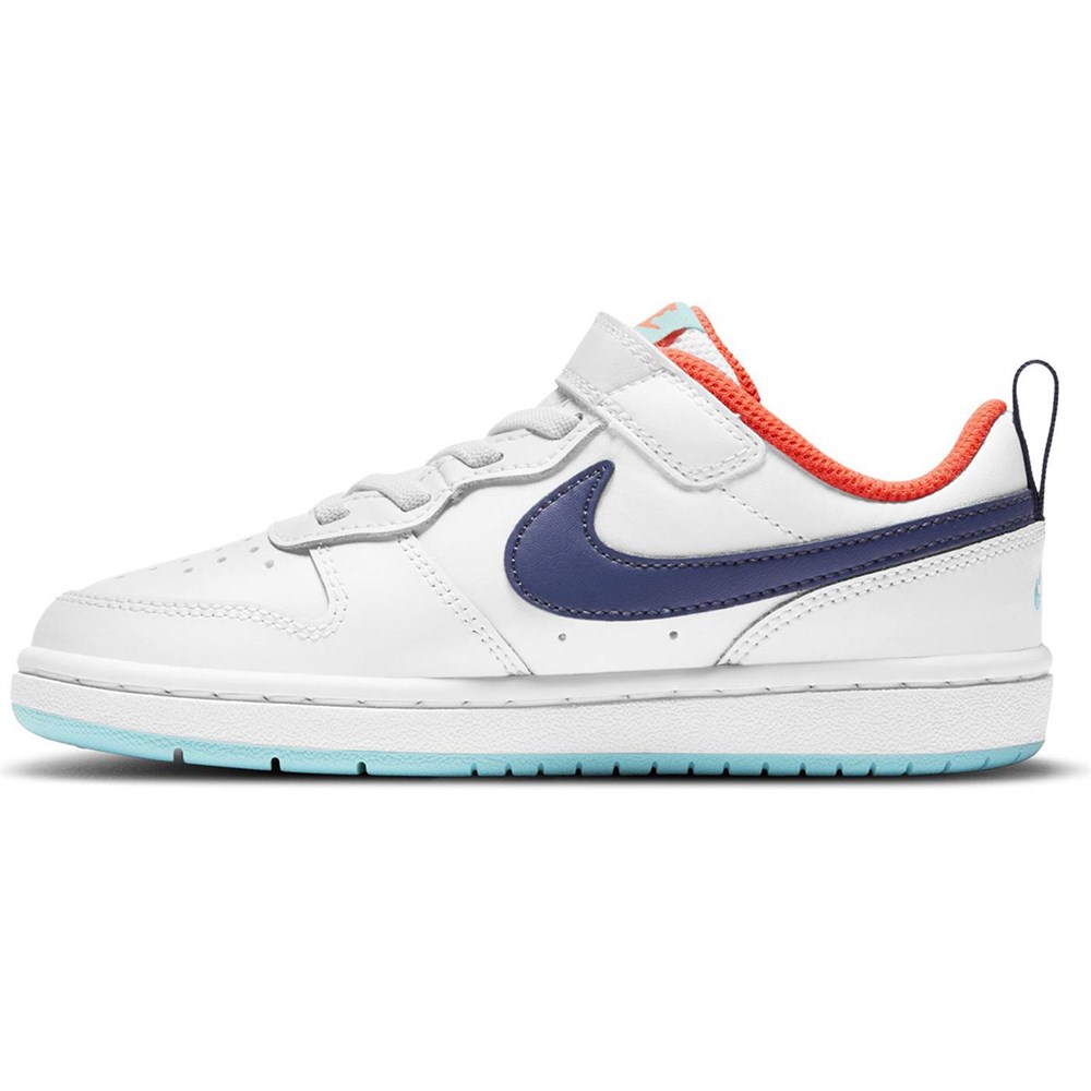 Nike Court Borough Low 2 (Psv) Çocuk Beyaz Koşu Ayakkabı  - BQ5451-120