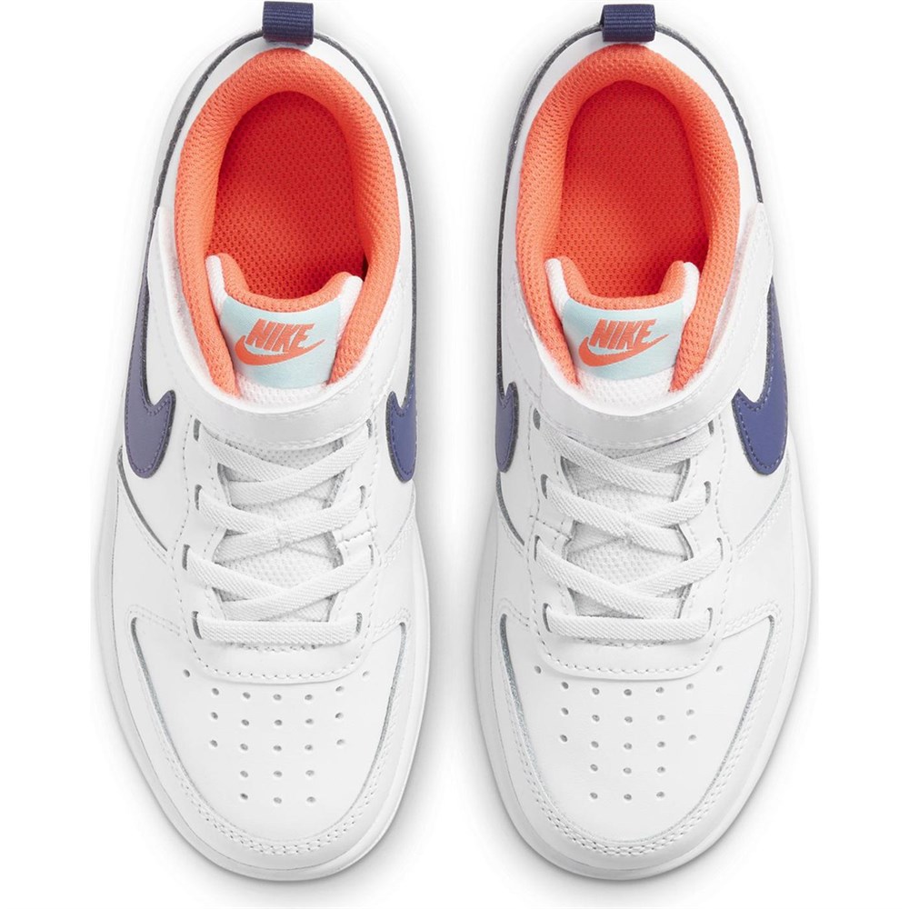 Nike Court Borough Low 2 (Psv) Çocuk Beyaz Koşu Ayakkabı  - BQ5451-120