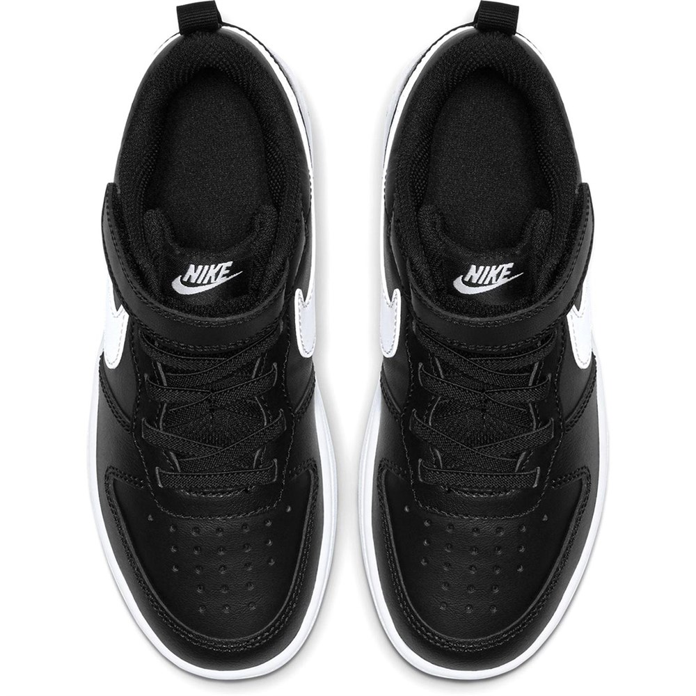 Nike Court Borough Low 2 (Psv) Çocuk Siyah Koşu Ayakkabı  - BQ5451-002
