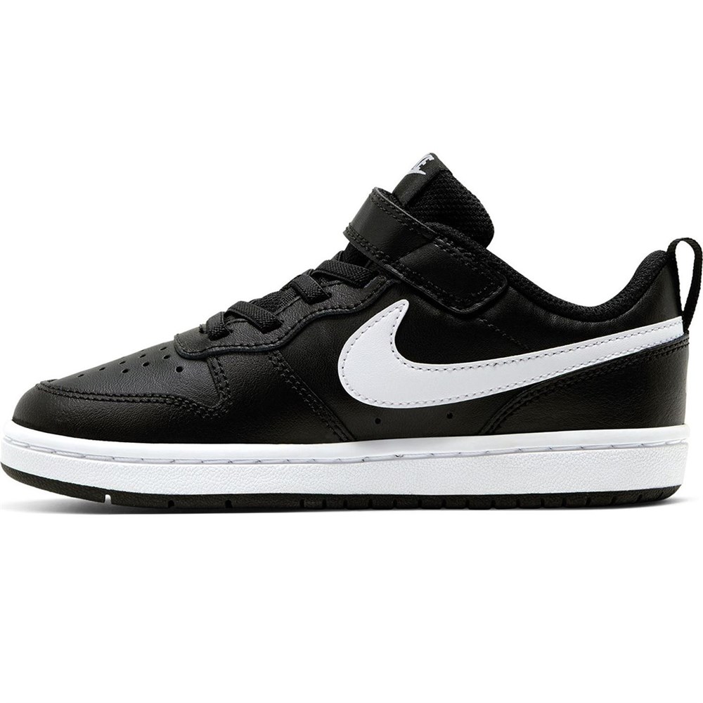 Nike Court Borough Low 2 (Psv) Çocuk Siyah Koşu Ayakkabı  - BQ5451-002