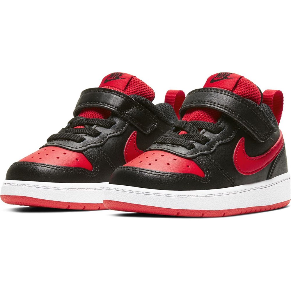 Nike Court Borough Low 2 (Tdv) Çocuk Siyah Koşu Ayakkabı  - BQ5453-007