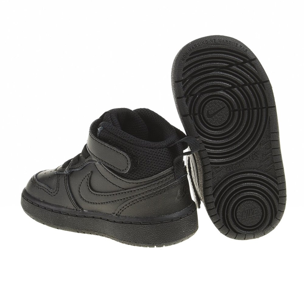 Nike Court Borough Mıd 2 (Tdv) Çocuk Siyah Koşu Ayakkabı  - CD7784-001