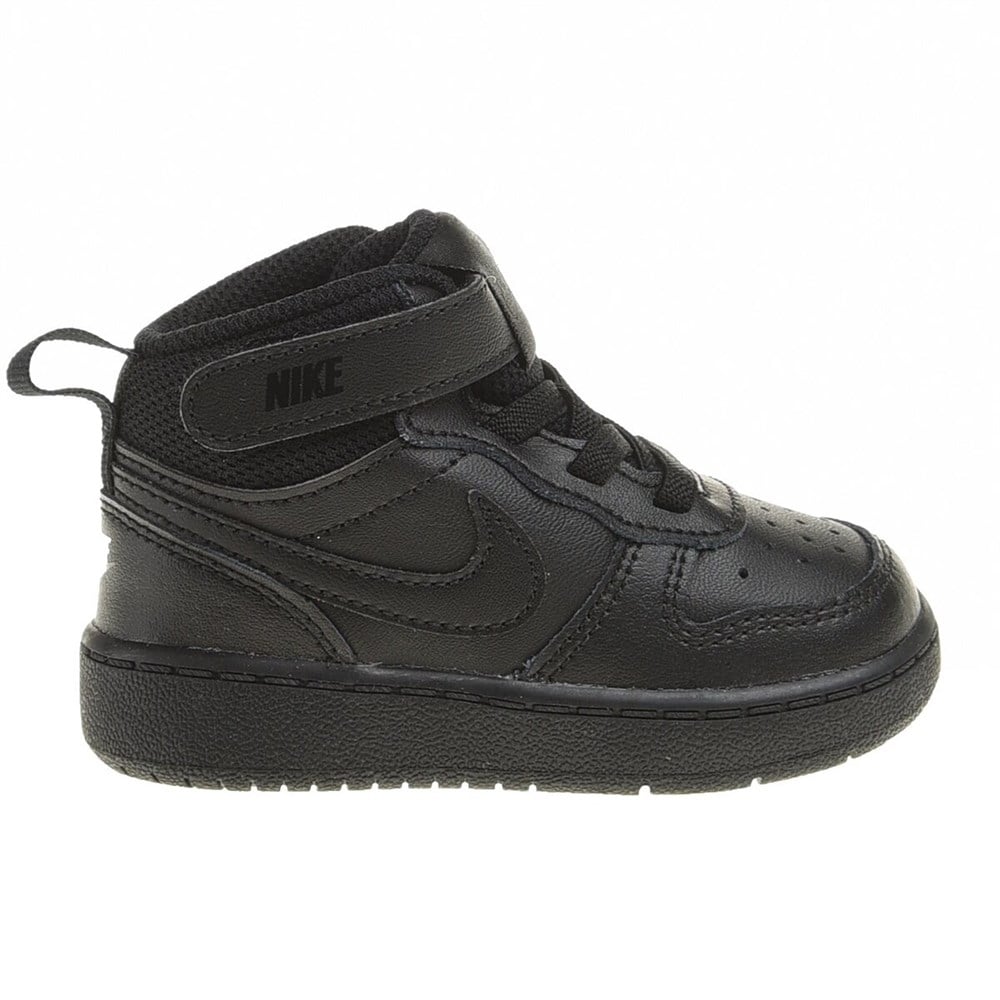 Nike Court Borough Mıd 2 (Tdv) Çocuk Siyah Koşu Ayakkabı  - CD7784-001