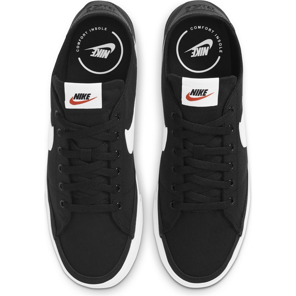 Nike Court Legacy Cnvs Erkek Siyah Günlük Ayakkabı  - CW6539-002