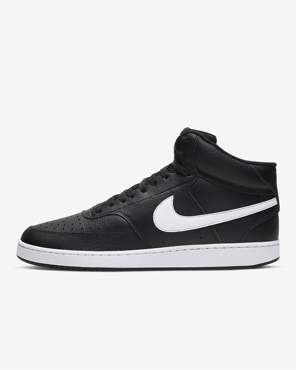 Nike Court Vısıon Mıd Erkek Siyah Günlük Ayakkabı  - CD5466-001