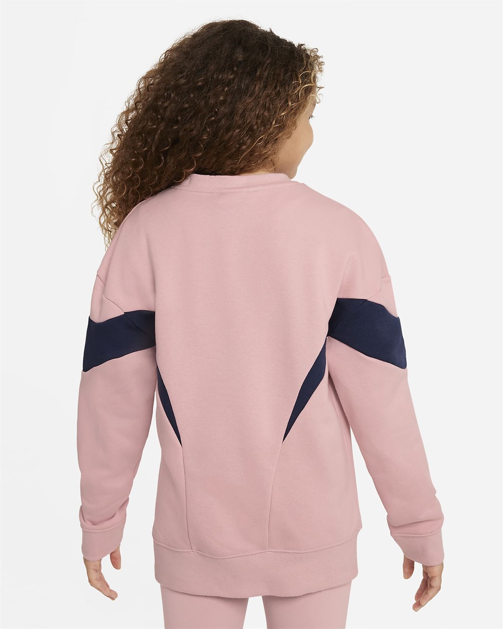 Nike G Nsw Aır Ft Bf Crew Çocuk Pembe T-shirt - DD7135-630