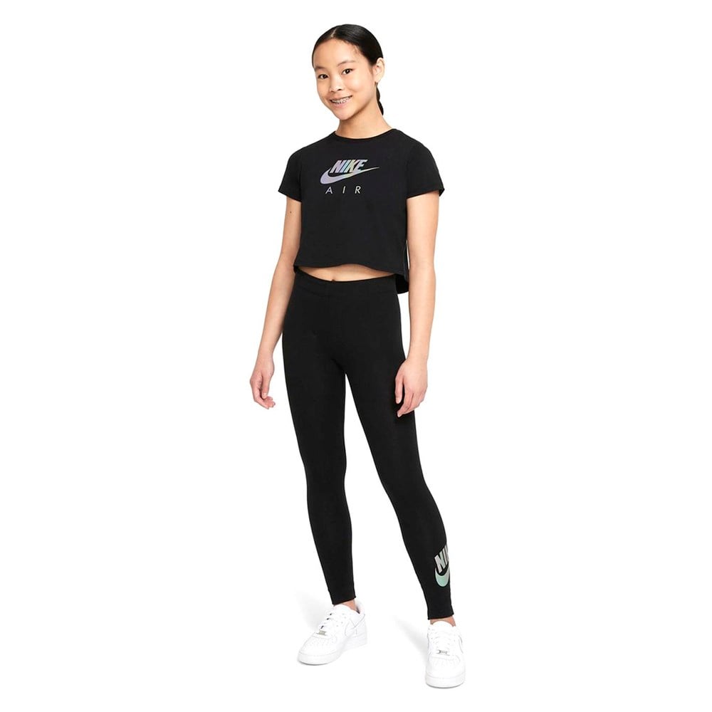 Nike G Nsw Tee Crop Aır Çocuk Siyah T-shirt - DJ6932-010
