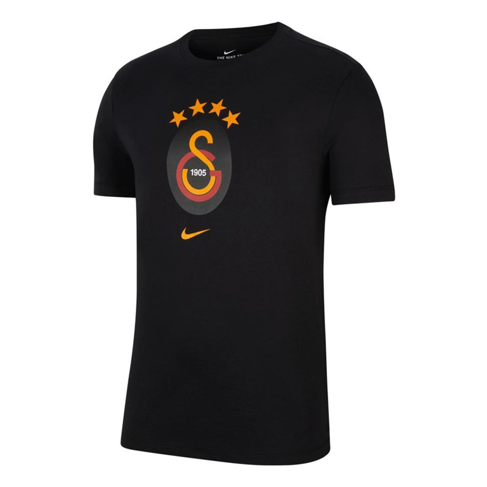Nike Gs M Nk Tee Evergreen Crest Erkek Siyah T-shirt - CZ5642-010