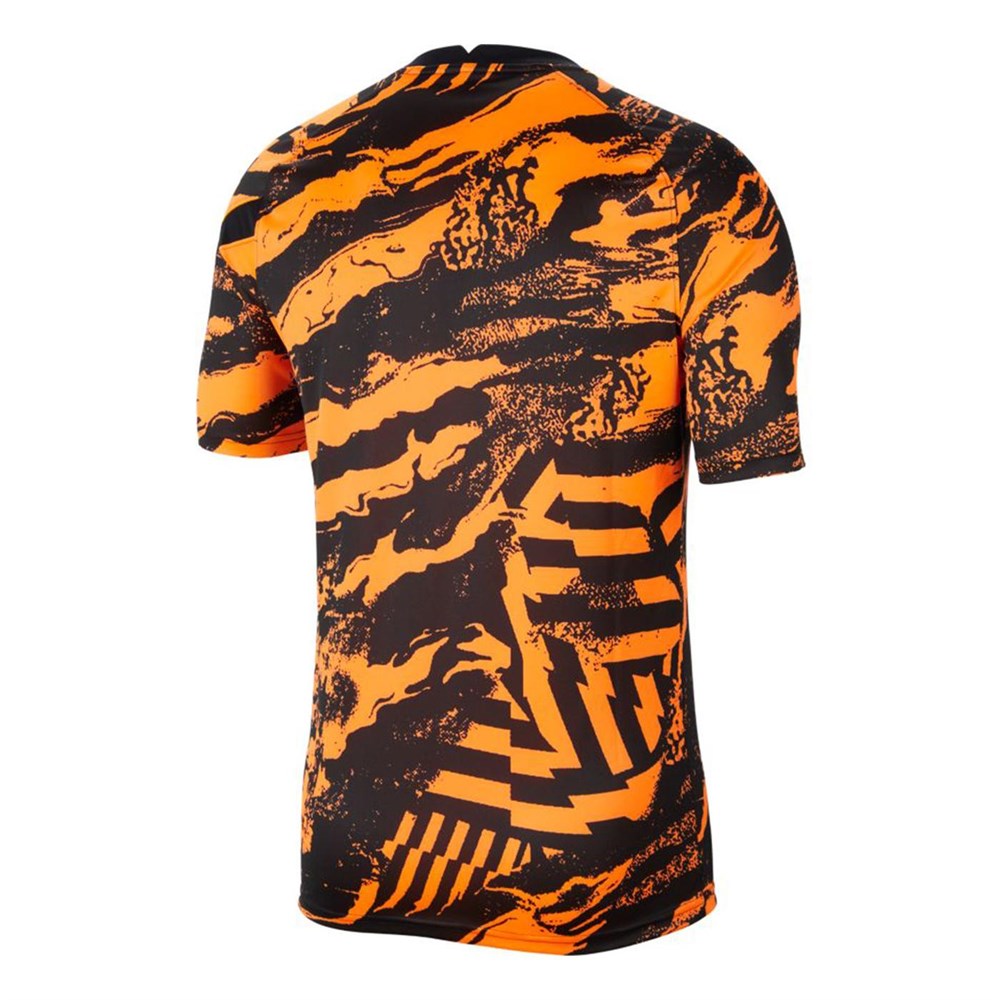 Nike Gs Mnk Df Top Ss Pm Erkek Turuncu T-shirt - CW4877-804