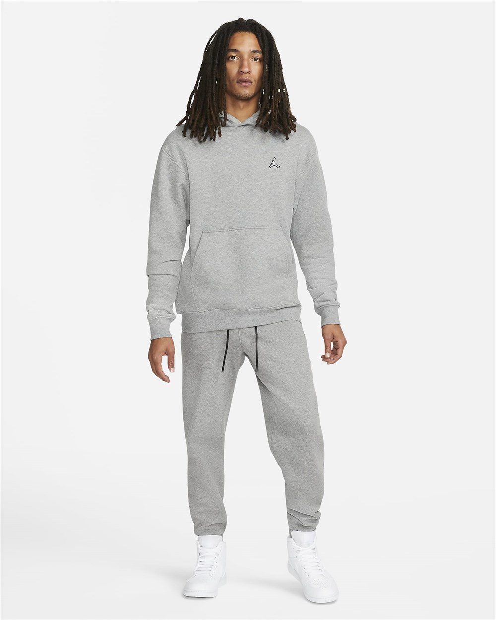 Nike M J Ess Flc Pant Erkek Gri Eşofman Altı - DA9820-091