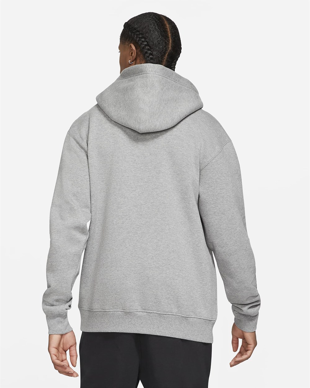 Nike M J Ess Flc Po Hoodıe Erkek Gri Sweatshirt - DA9818-091