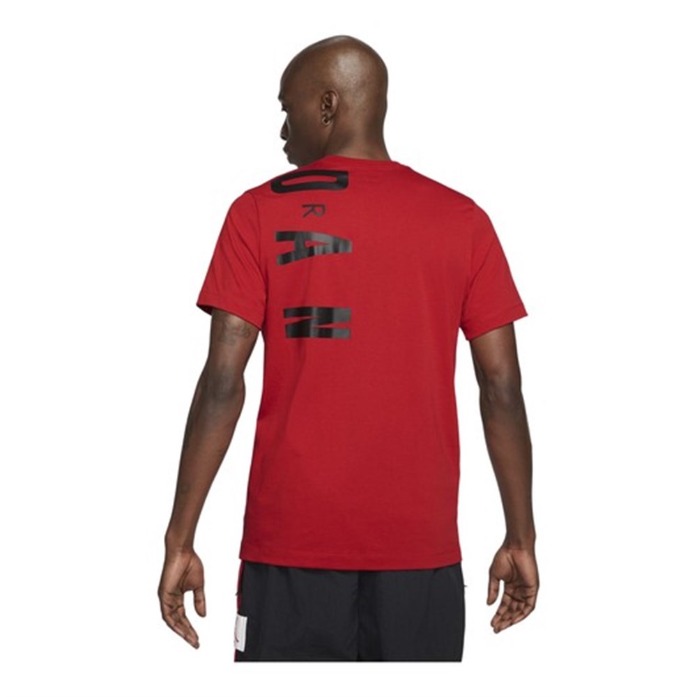 Nike M J Jdn Aır Stretch Ss Crew Erkek Kırmızı T-shirt - CZ8402-687