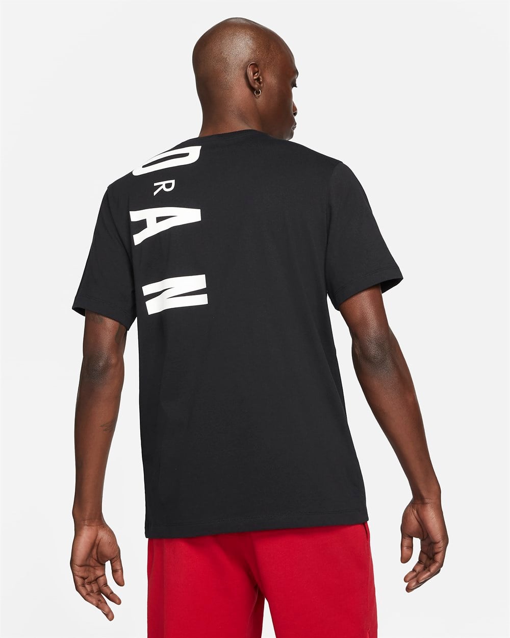 Nike M J Jdn Aır Stretch Ss Crew Erkek Siyah T-shirt - CZ8402-010