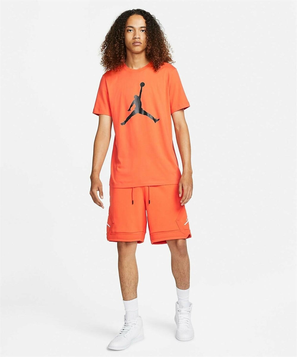Nike M J Jumpman Ss Crew Erkek Turuncu T-shirt - CJ0921-803