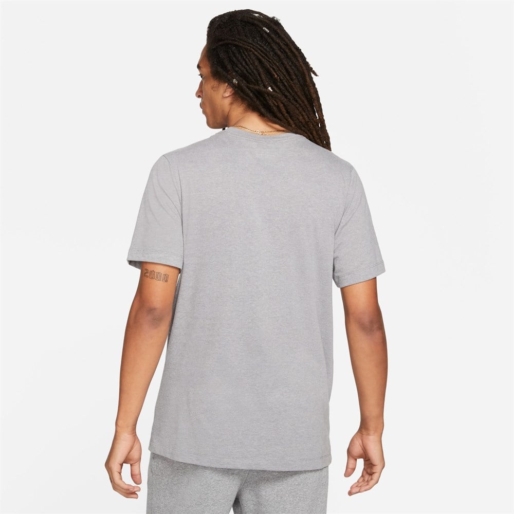 Nike M J Ss Ctn Jrdn Aır Wrdmrk Erkek Gri T-shirt - CK4212-092