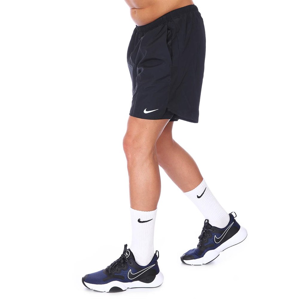 Nike M Nk Df Challenger Short 72In1 Erkek Siyah Şort - CZ9060-010