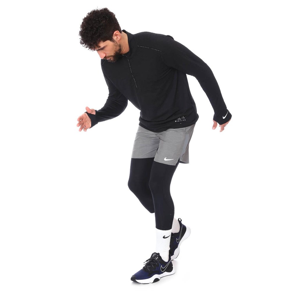 Nike M Nk Df Challenger Short 7Bf Erkek Gri Şort - CZ9066-084