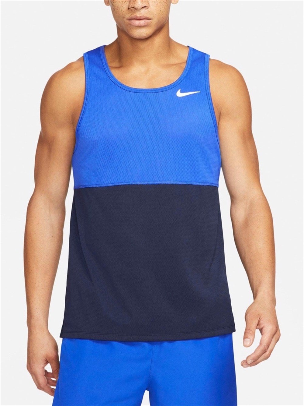 Nike M Nk Df Run Tank Erkek Lacivert Atlet - CJ5388-480