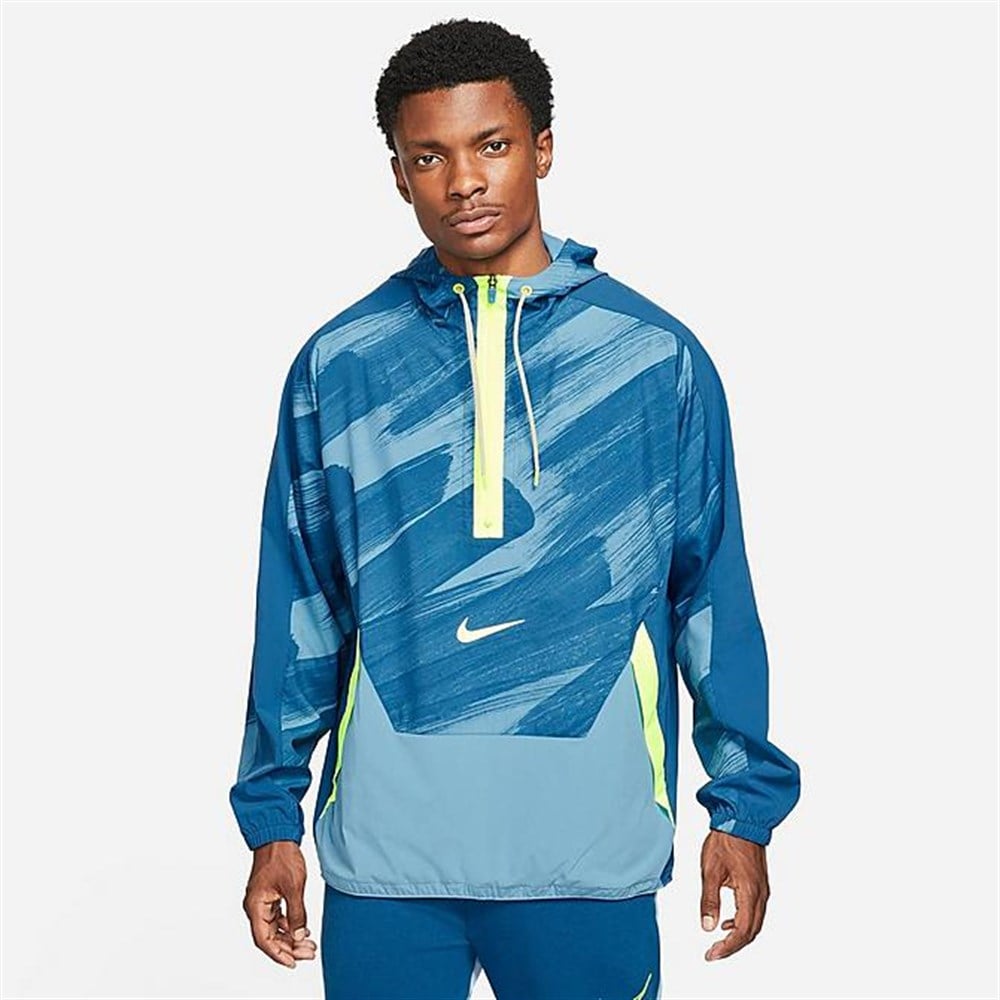 Nike M Nk Df Sc Wvn Hd Jkt Erkek Mavi Sweatshirt - DD1723-476