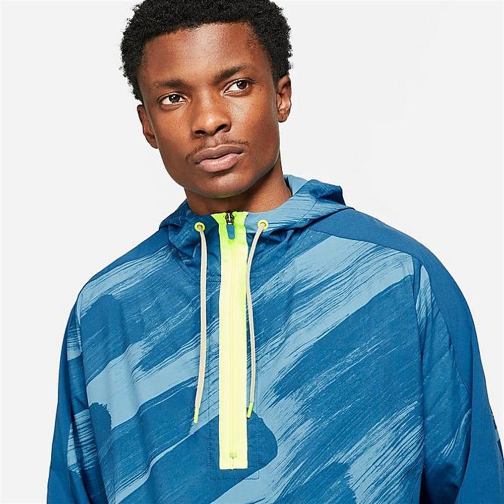 Nike M Nk Df Sc Wvn Hd Jkt Erkek Mavi Sweatshirt - DD1723-476