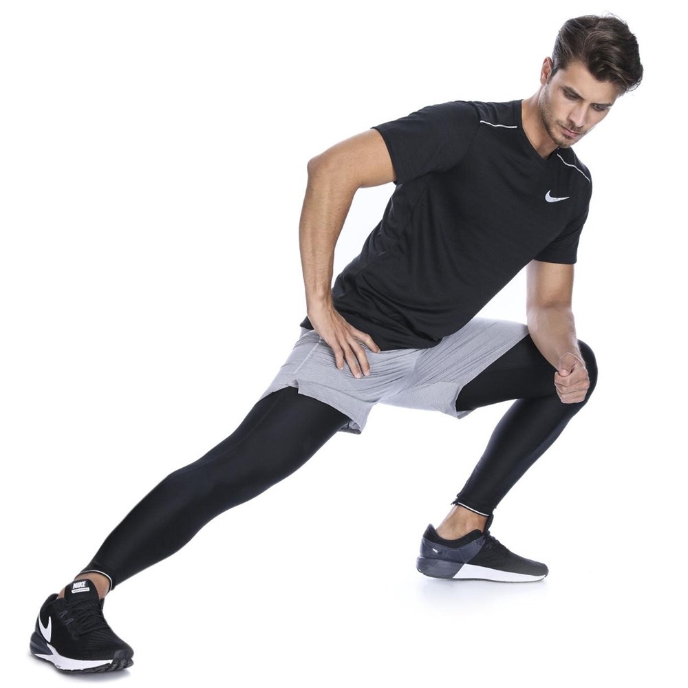 Nike M Nk Dry Mıler Top Ss Kadın Spor Giyim - AJ7565-010