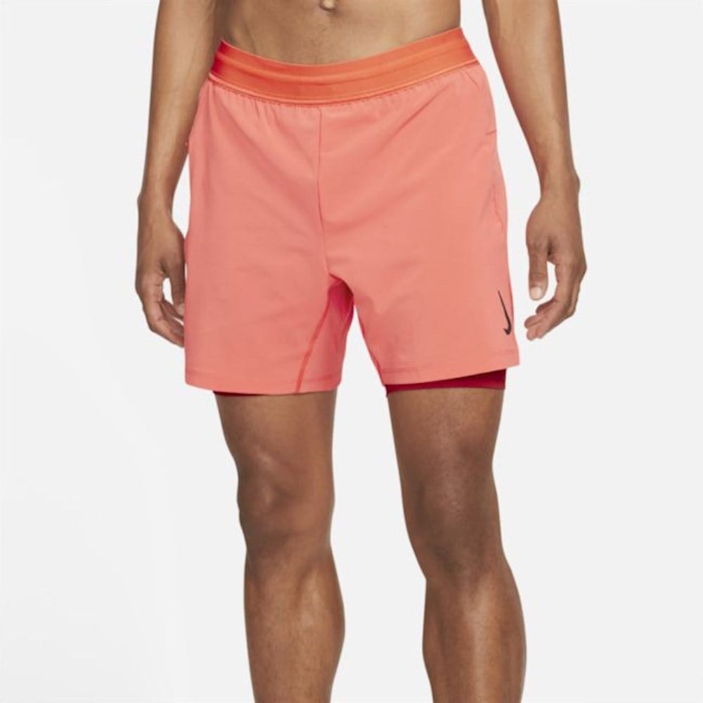 Nike M Nk Shrt Df Actıve 2-1 Yoga Erkek Turuncu Şort - DC5320-814