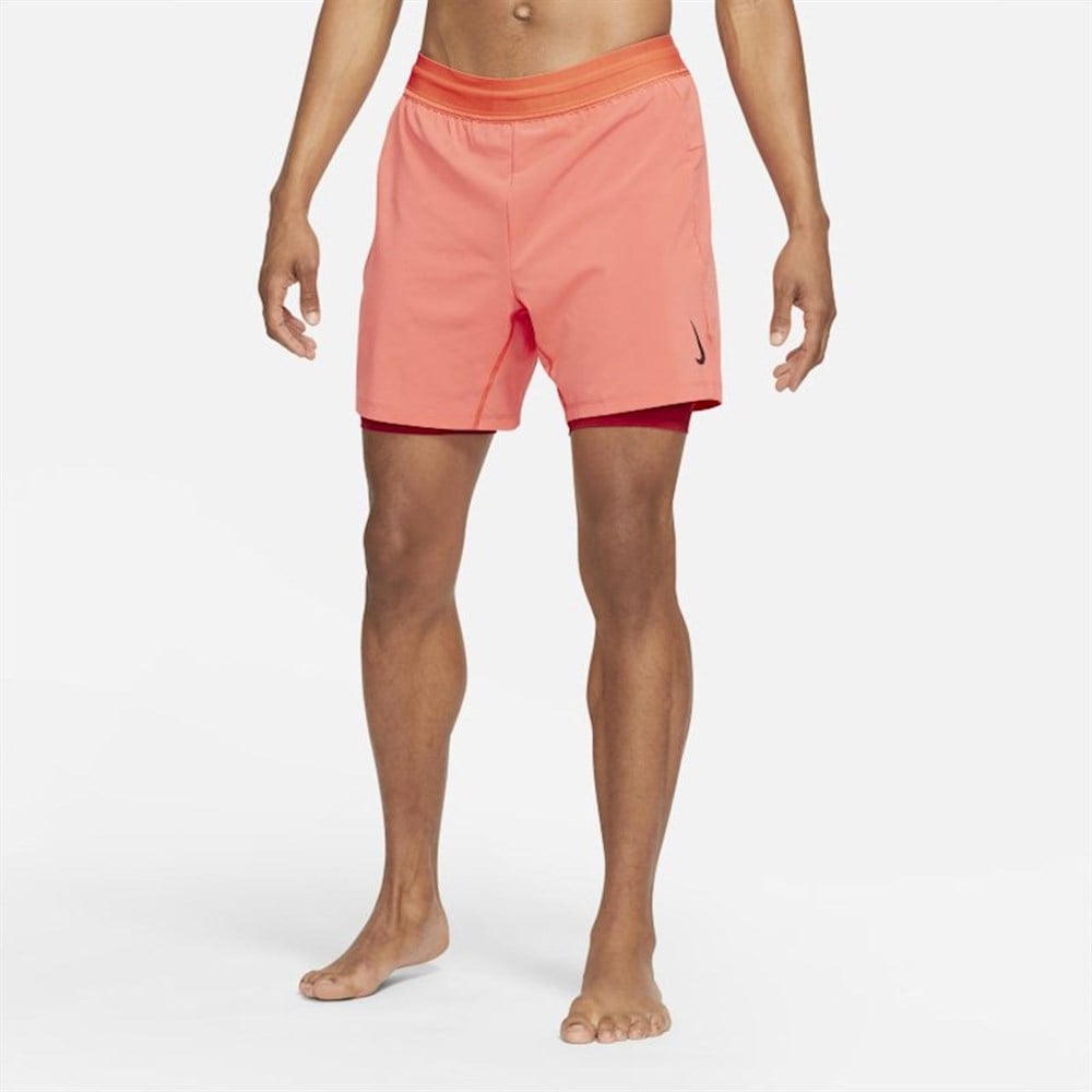 Nike M Nk Shrt Df Actıve 2-1 Yoga Erkek Turuncu Şort - DC5320-814