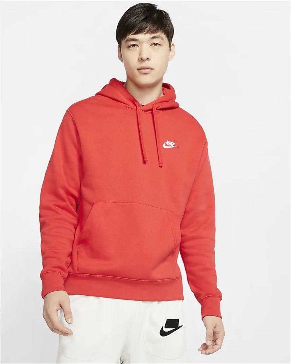 Nike M Nsw Club Hoodıe Po Bb Erkek Kırmızı Sweatshirt - BV2654-657
