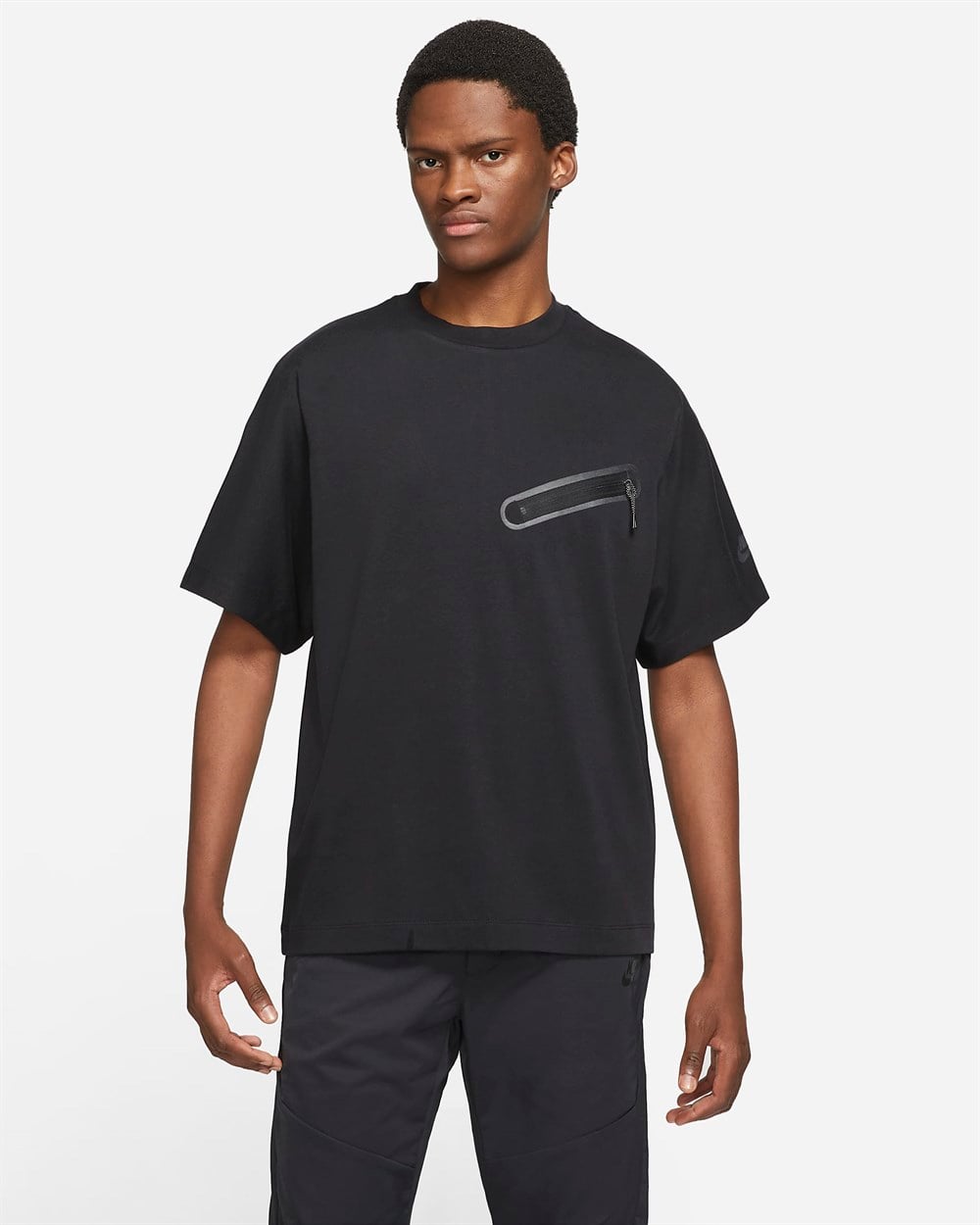Nike M Nsw Df Te Ss Top Erkek Siyah T-shirt - DH7817-010