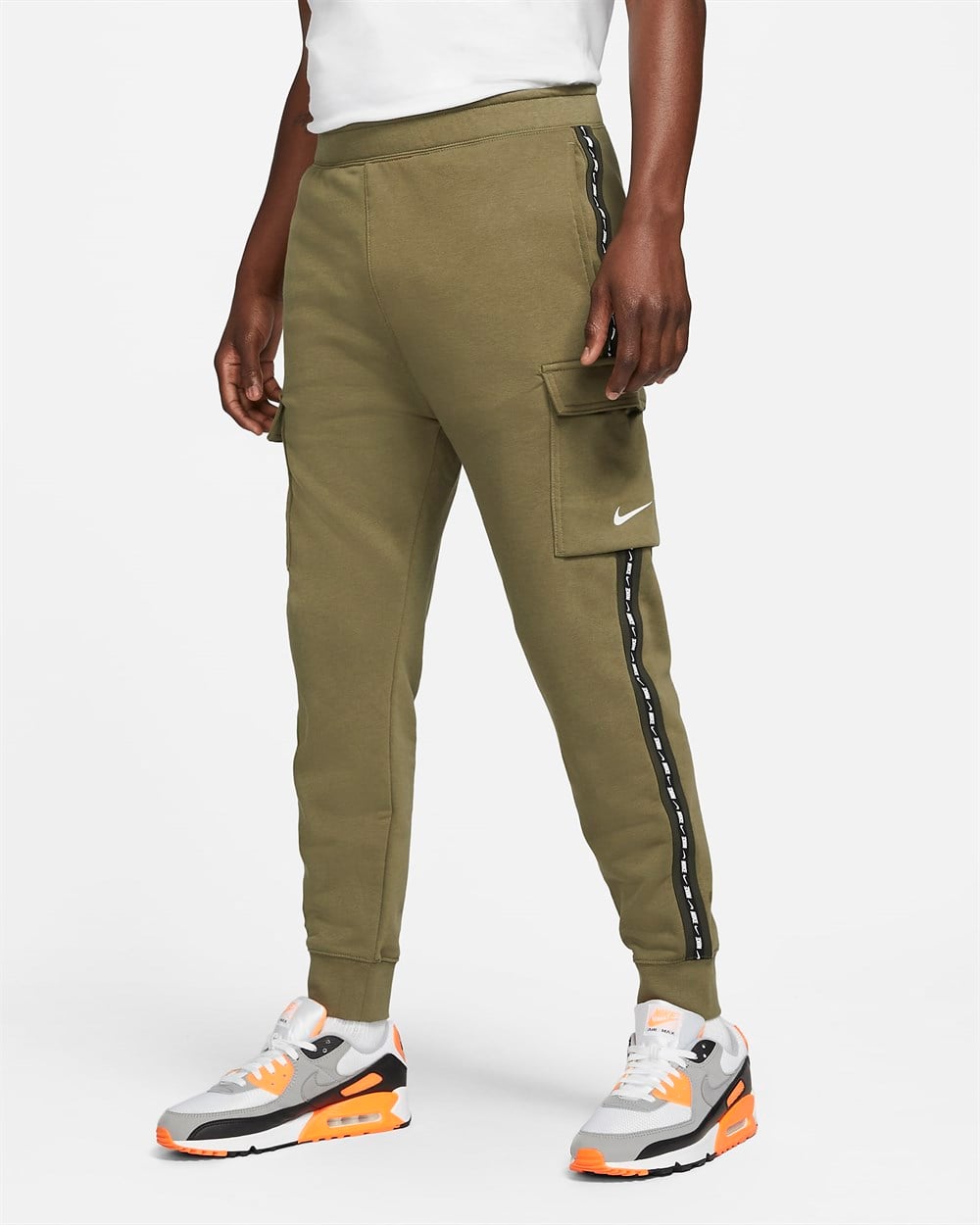 Nike M Nsw Repeat Flc Cargo Pant Bb Erkek Yeşil Eşofman Altı - DM4680-222