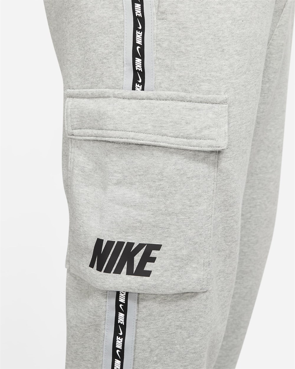 Nike M Nsw Repeat Flc Cargo Pant Bb Erkek Gri Eşofman Altı - DM4680-063