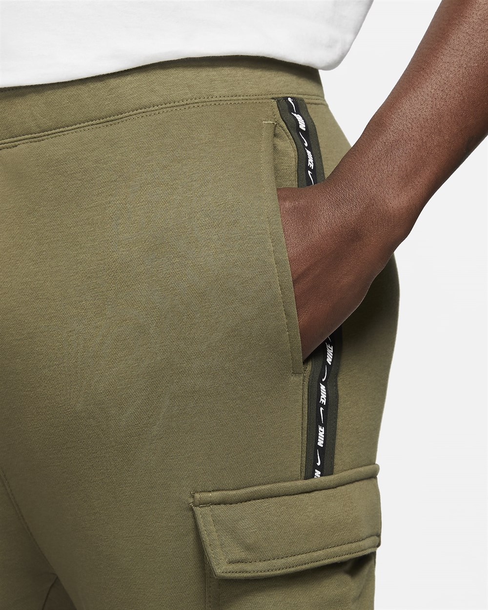 Nike M Nsw Repeat Flc Cargo Pant Bb Erkek Yeşil Eşofman Altı - DM4680-222