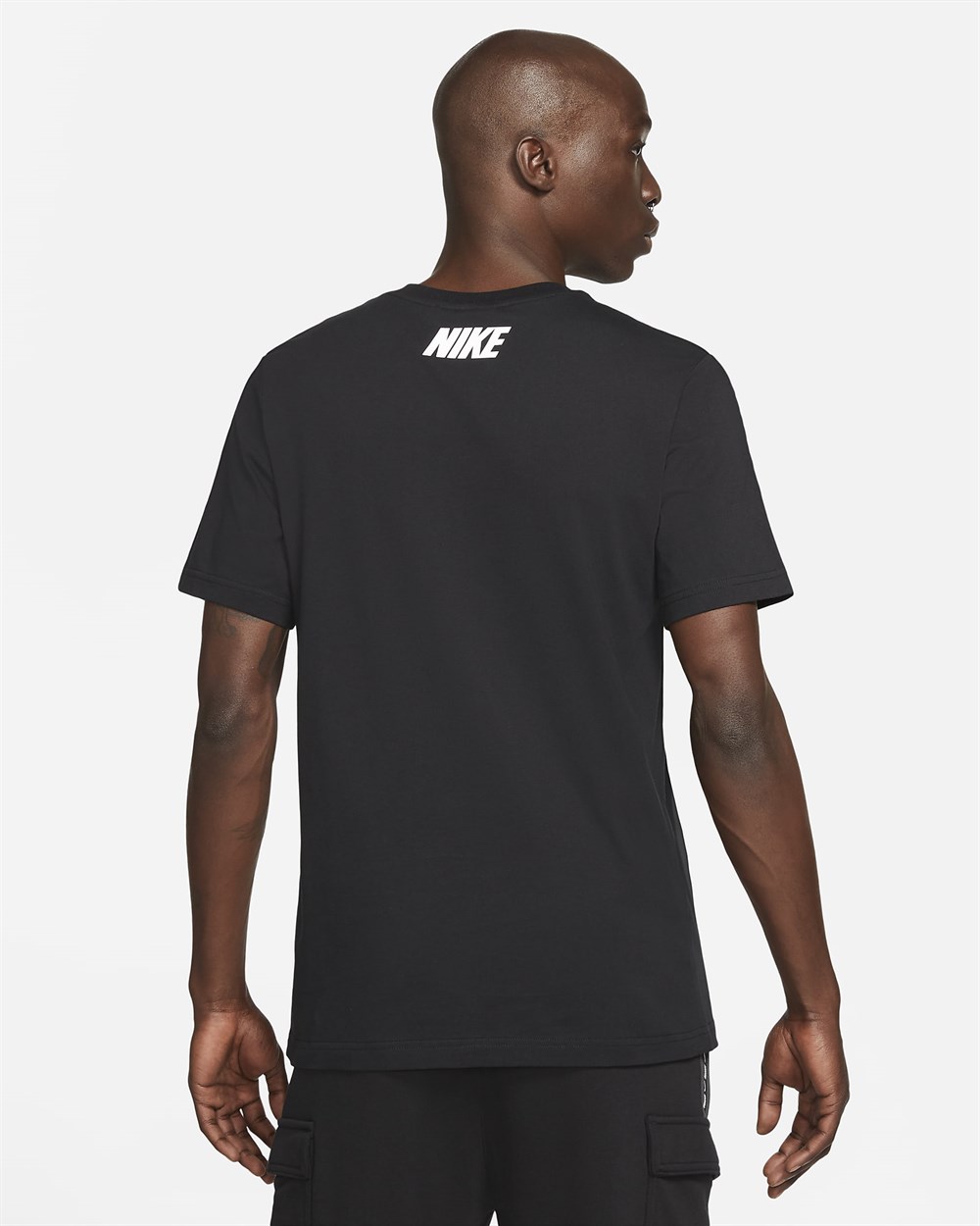 Nike M Nsw Repeat Ss Tee Erkek Siyah T-shirt - DM4685-010
