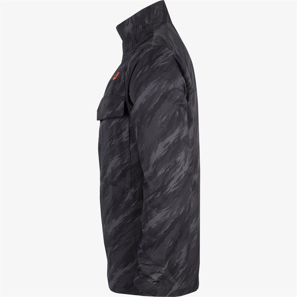 Nike M Nsw Spe+ Wvn Ul M65 Jkt Aop1 Erkek Siyah Ceket - DD4662-010
