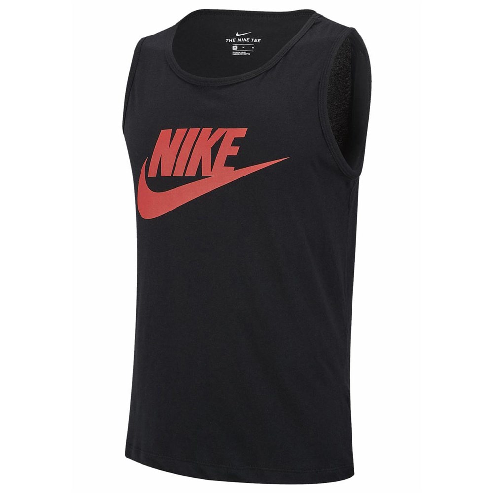 Nike M Nsw Tank Icon Futura Erkek Siyah Atlet - AR4991-013