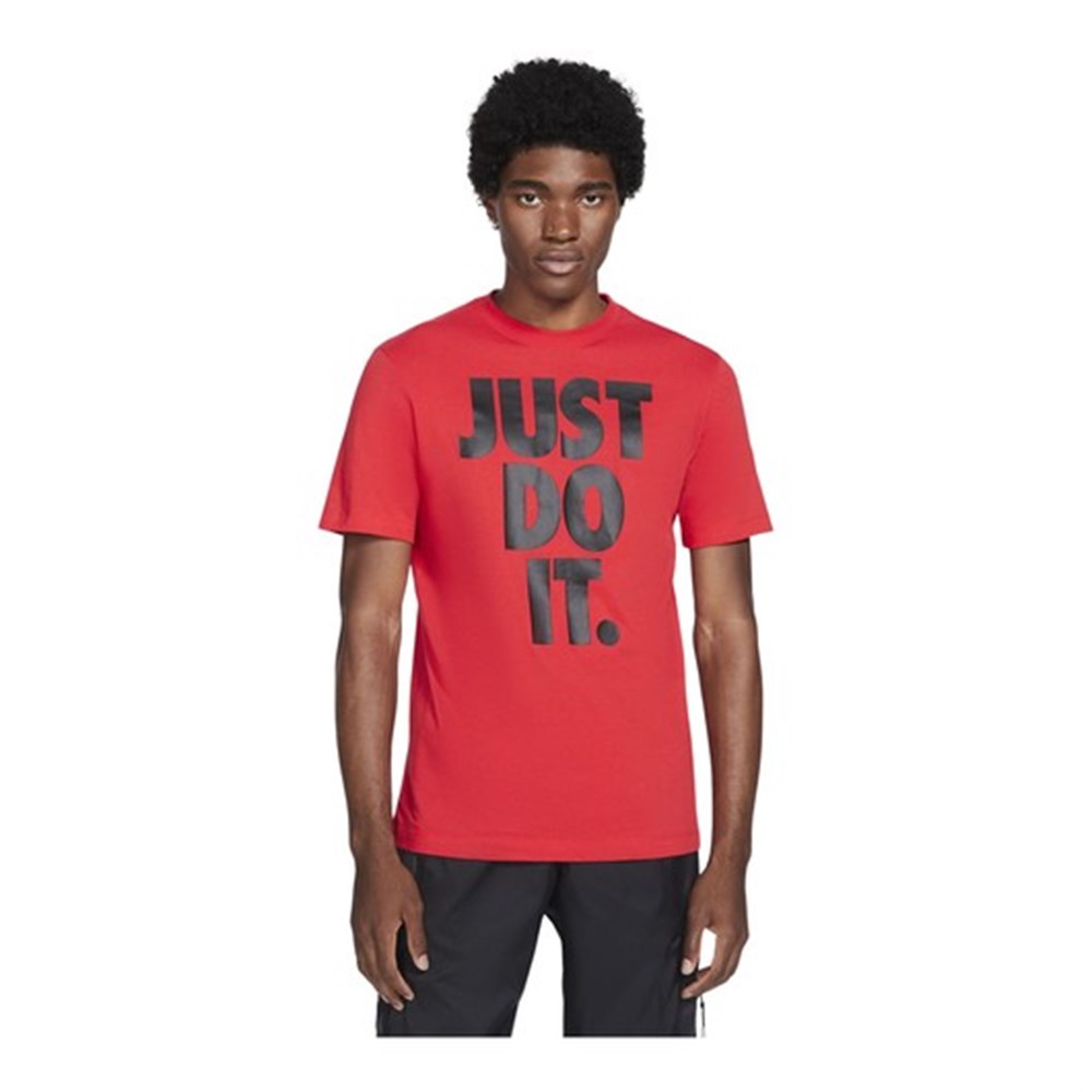Nike M Nsw Tee Icon Jdı Hbr Erkek Kırmızı T-shirt - DC5090-657