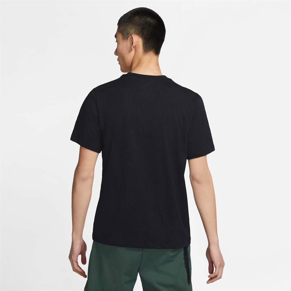 Nike M Nsw Tee Icon Swoosh Erkek Siyah T-shirt - DC5094-010