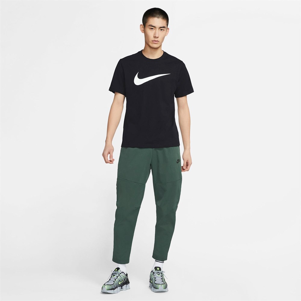 Nike M Nsw Tee Icon Swoosh Erkek Siyah T-shirt - DC5094-010