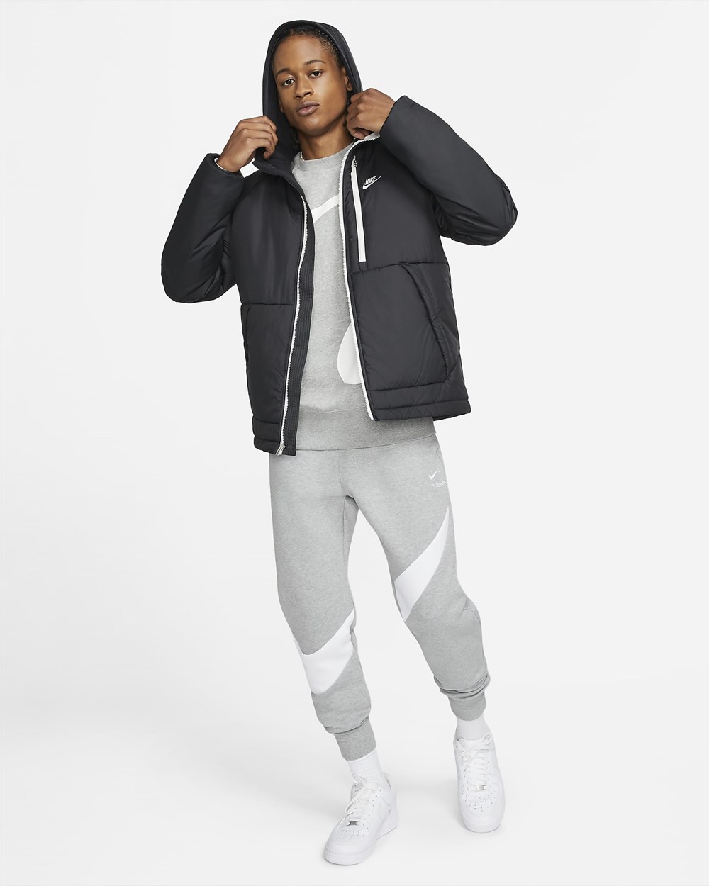 Nike M Nsw Tf Rpl Legacy Hd Anorak Erkek Siyah Ceket - DD6863-010