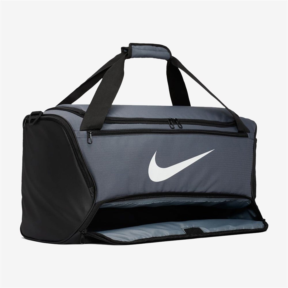 Nike Nk Brsla M Duff - 9.0 (60L) Unisex Gri Spor Çanta - BA5955-026