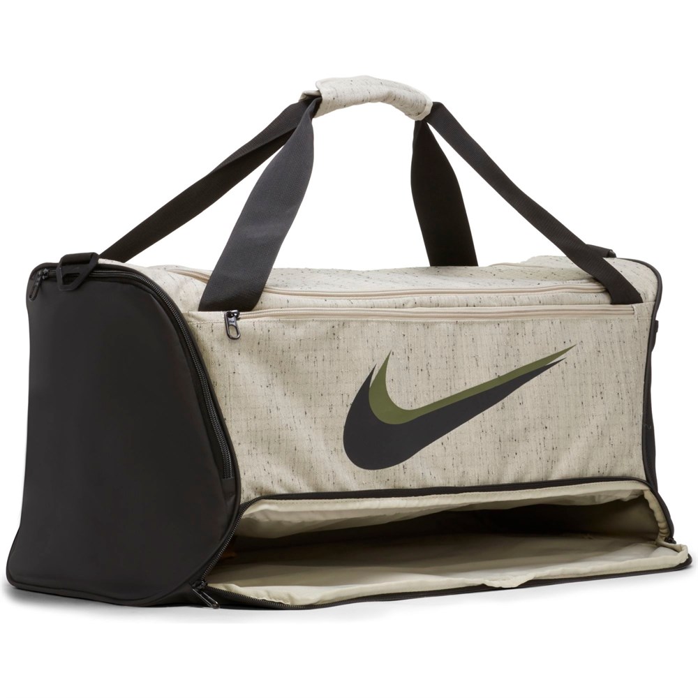 Nike Nk Brsla M Duff- 9.0 Mtrl Slub Unisex Siyah Spor Çantası - CU9511-210
