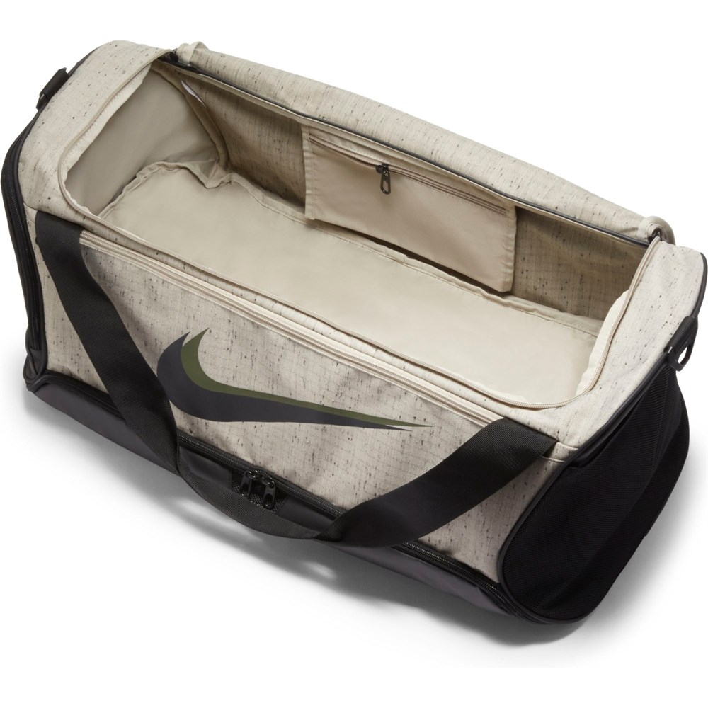 Nike Nk Brsla M Duff- 9.0 Mtrl Slub Unisex Siyah Spor Çantası - CU9511-210