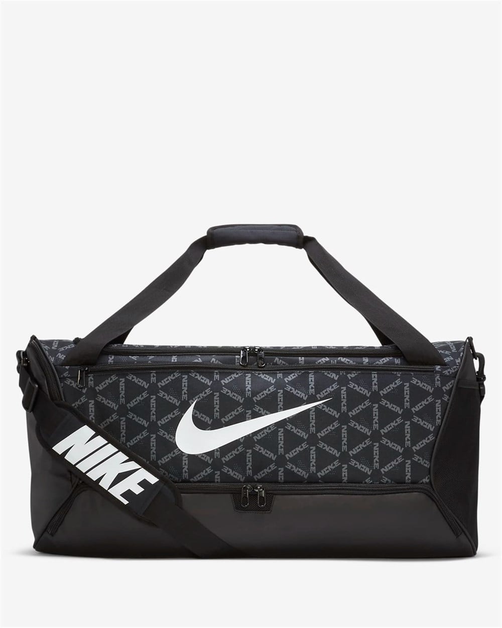 Nike Nk Brsla M Duff-9.0 Aop2 Fa21 Unisex Siyah Spor Çantası - DA8305-010