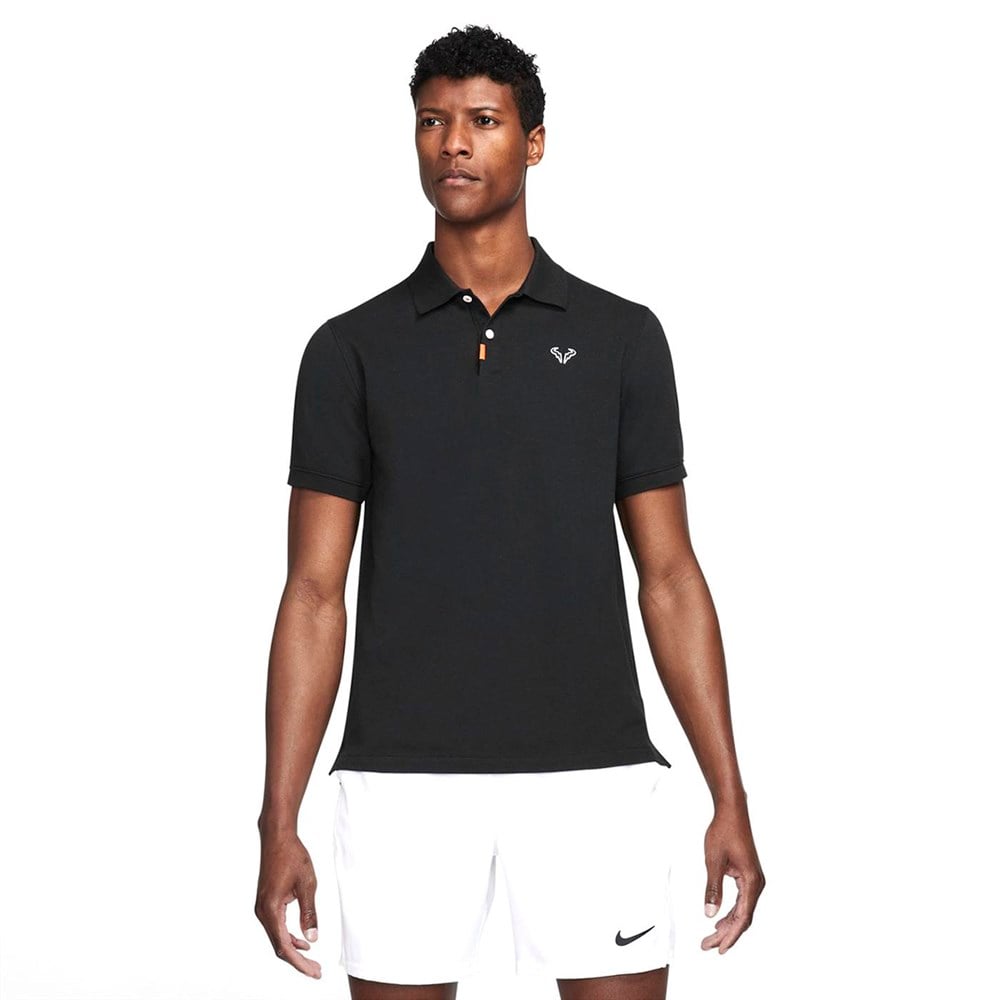 Nike The Polo Rafa Slım 2.0 Erkek Siyah Polo T-shirt - CV2969-010