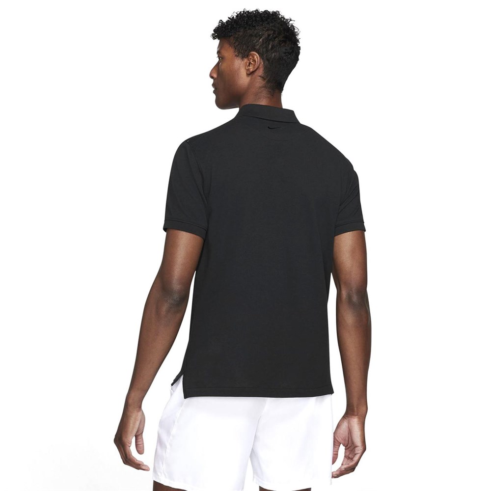 Nike The Polo Rafa Slım 2.0 Erkek Siyah Polo T-shirt - CV2969-010