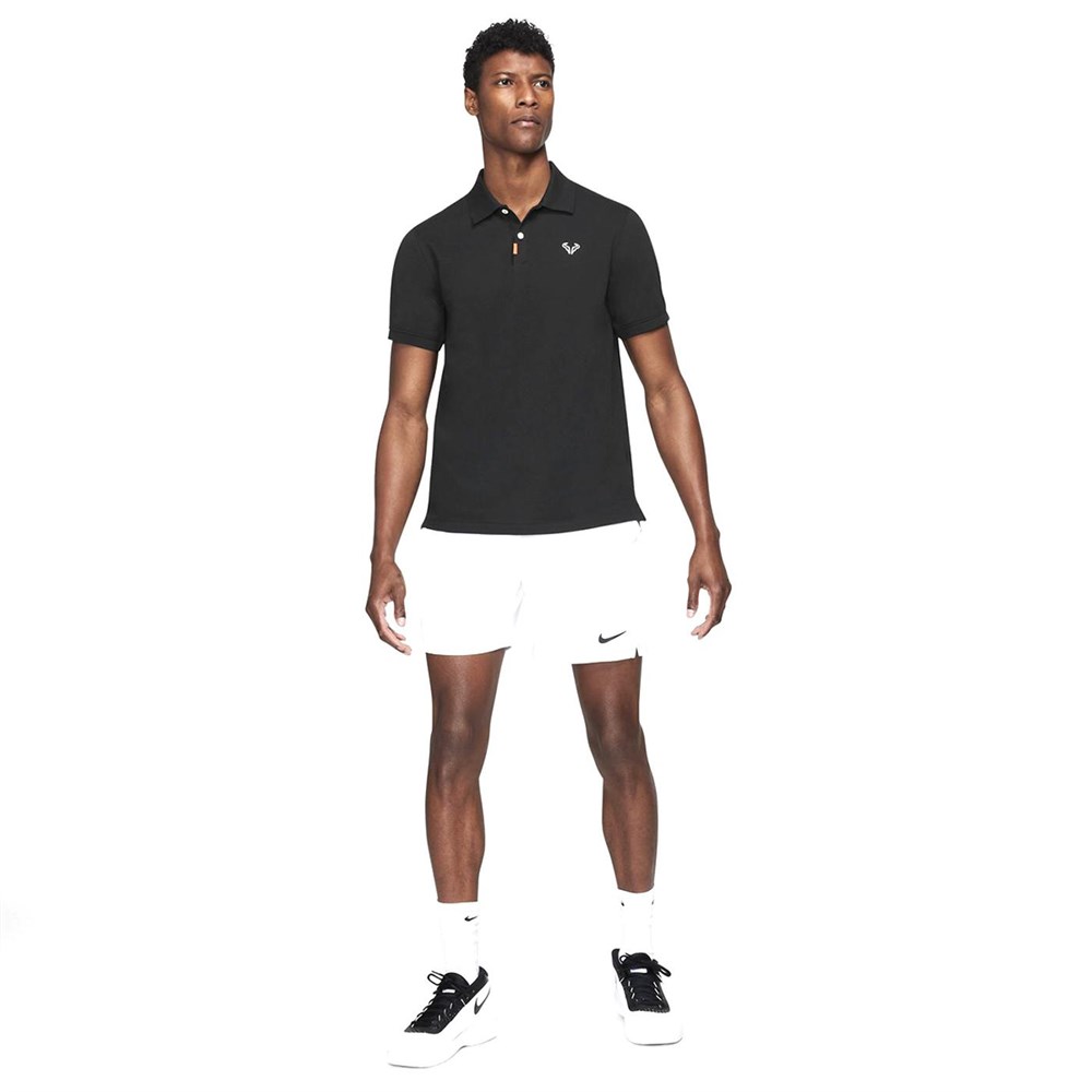Nike The Polo Rafa Slım 2.0 Erkek Siyah Polo T-shirt - CV2969-010