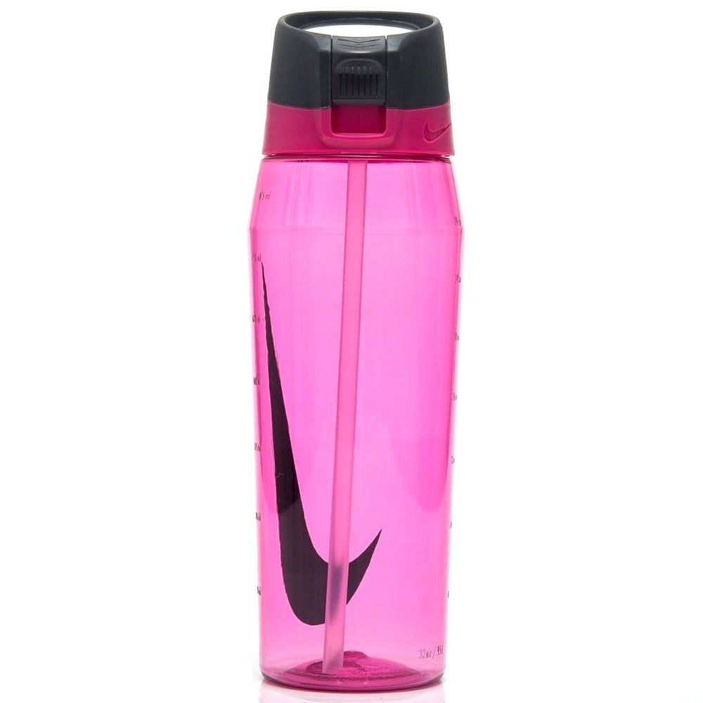 NIKE TR HYPERCHARGE STRAW BOTTLE 24 OZ 24OZ VIVID PINK/COOL